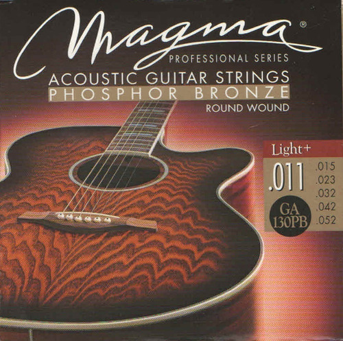  Cuerdas Magma Phospho Guitarra Acustica  011 Light Phosphor