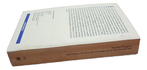 Historia Crítica De Los Partidos Políticos Iii (..) 1986 (Usado)