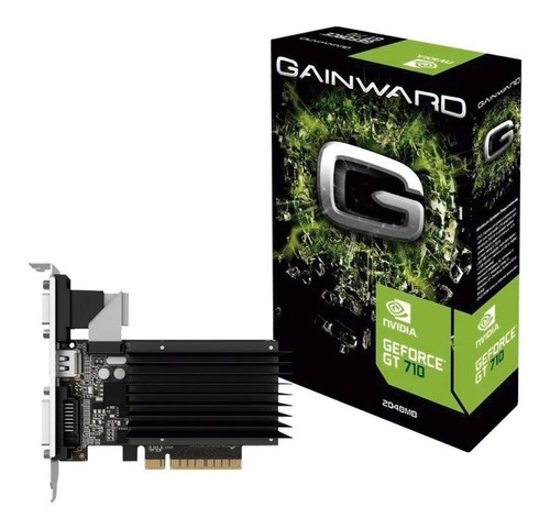 Placa De Vídeo Gpu Gt 710 2gb Ddr3 64bits Gainward