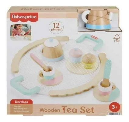 Fisher-price Juguete Para Bebés Juego De Té De Madera