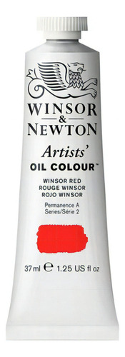 Tinta a óleo Winsor & Newton Artist 37 ml S-2 para escolher a cor do óleo vermelha Winsor S-2 No 726