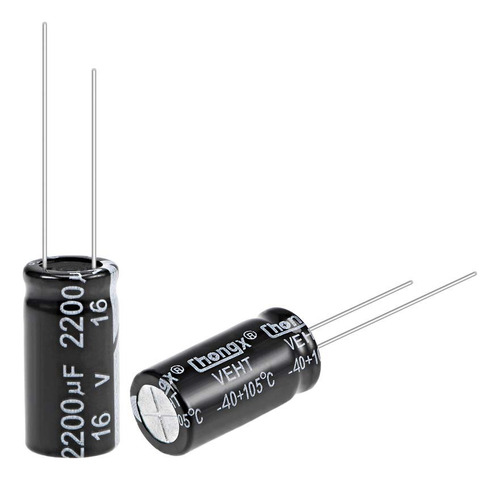 Condensador 2200uf 16v Filtro Capacitor - Pack 2 Piezas