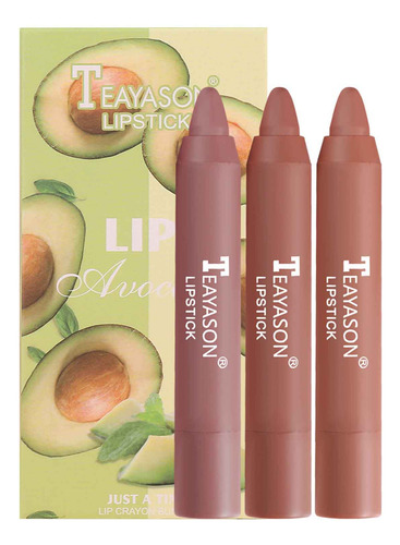 Lápiz Labial Mate De Larga Duración, Maquillaje Soft Crayon