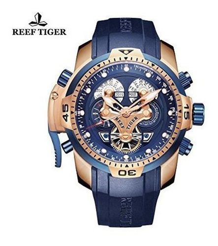 Reef Tiger - Reloj Militares Para Hombre De Esfera