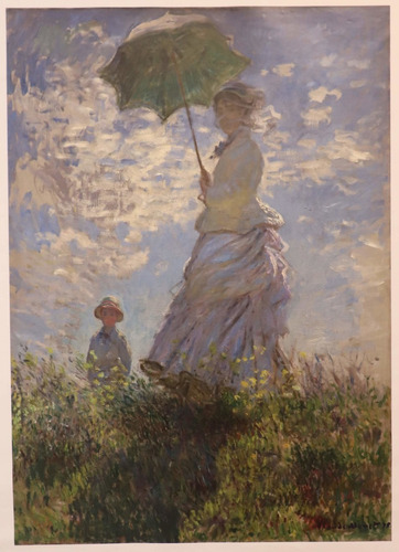 Quadro Monet - Mulher Com Guarda-sol