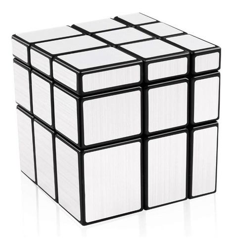 Cubo Magico Mirror Cube Espejo 3x3 Plateado Destreza