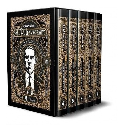 Libro - Cuentospletos - H.p. Lovecraft - 5 Tomos - Lovecraft
