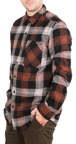 Camisa Santa Cruz Flannel Levera Hombre