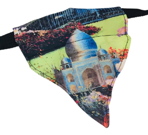 Collares Para Perros O Gatos Con Pañuelo Bandana Ajustables Color Estampado S-taj Mahal