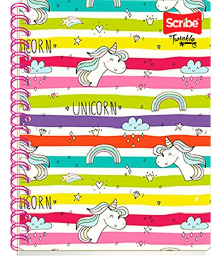 Scribe, Twinkle, Cuaderno Profesional Espiral Doble De Pasta
