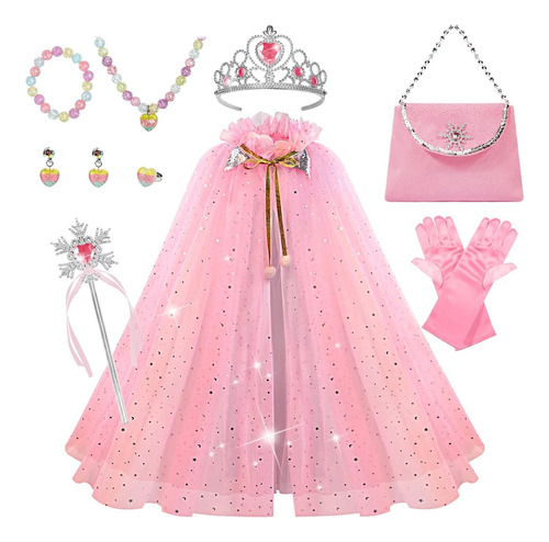 Meland Princesa Vestir Ropa Para Niñas - 11 Piezas Princesa