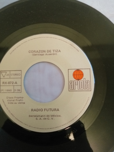 Radio Futura, Corazon De Tiza, Single 7 Ep Promocional (Usado)