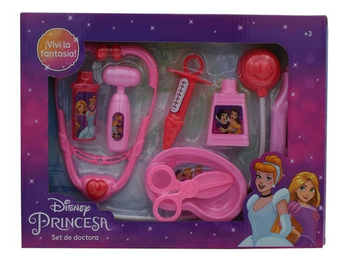 Set De Doctora Princesas 35x25x4cm Infantil Sebigus 2915