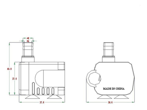 3 Mini Bomba De Agua Silenciosa 3w 12v Sin Escobillas Para