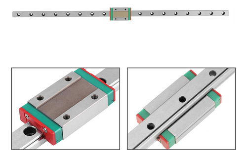 1 Guía Lineal En Miniatura Mgn12h De 450 Mm De Longitud 12 M