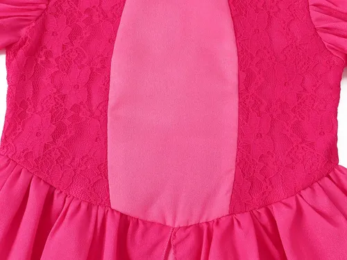 Vestido De Disfraz Princesa Peach Super Mario Bros Vestido