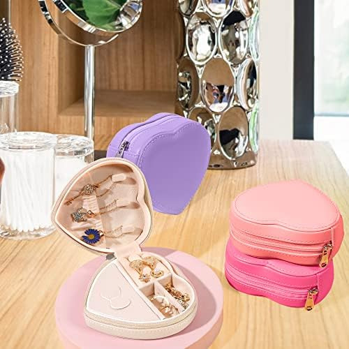 Dajasan Mini Joyero De Viaje Organizador De Joyas De Viaje P