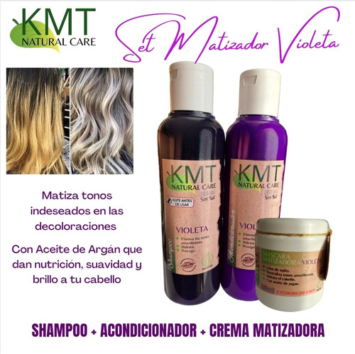 Matizador Violeta - Kmt Natural Care.  