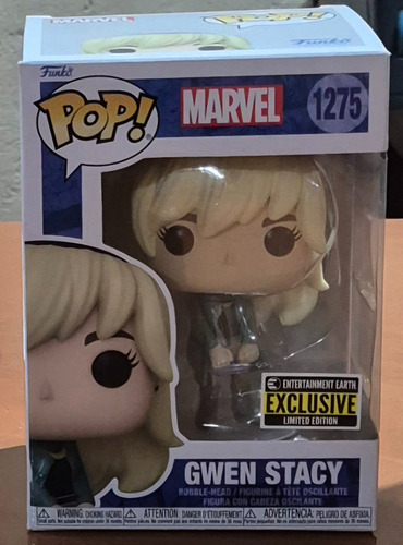 Funko Pop Gwen Stacy 1275 Exclusivo Entertainment Earth (Usado)