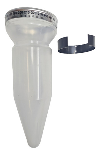 Pluviometro Conico Plástico Con Tratamiento Uv