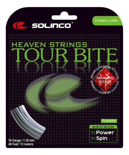 Set Individual De Cuerda De Tenis Solinco Tour Bite Diamond Rouge