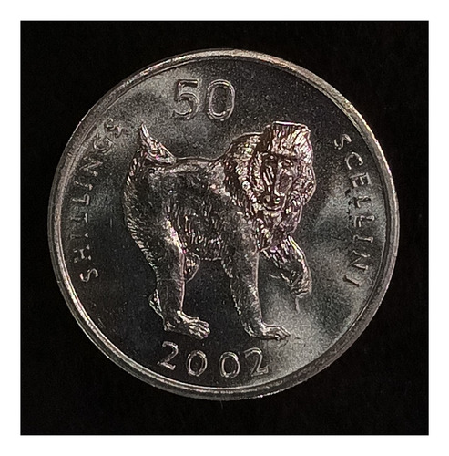 Somalia 50 Shilling 2002 Sc Km 111 Fauna Mandríl
