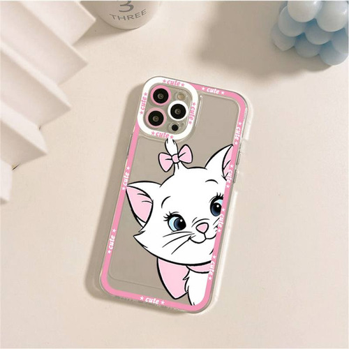 Funda De Teléfono Marie Cat Para iPhone 11 12 13 14 Mini Pro