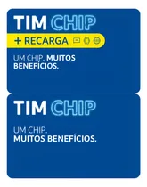 Comprar Tim Chip Kit 20 Unidades:  10 Sem Recarga E 10 Com Recarga