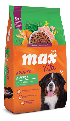 Max Vita Comida Para Perro C Max Vita Adulto Buffet Frango Y