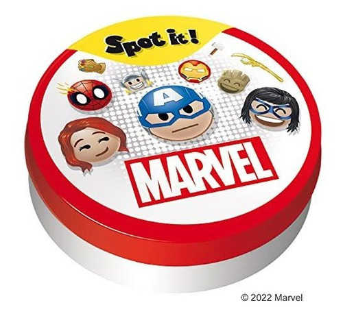 Imagen 4 de 5 de Zygomatic Spot It! Juego De Cartas Marvel Emojis (eco-bliste