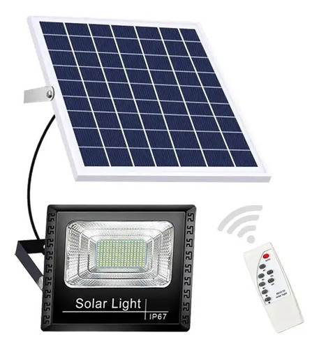 Pack X3 Foco Solar 500w 400 Led Panel Solar Control Exterior