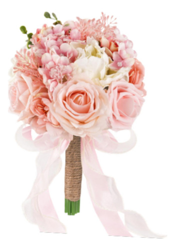 Roses Artificiales De 30 Cm Bride Boda Bouquet Bouquet Hecho