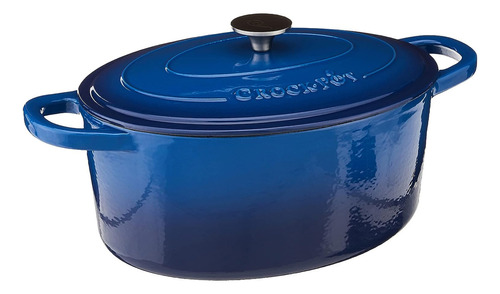 Crock Pot Artisan Enameled Cast Iron 7-quart Oval Dutch O...