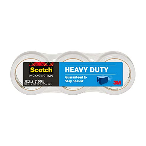 Cinta Para Embalaje Pesado Scotch 1.88 PuLG X 54.6 Yards, Tr