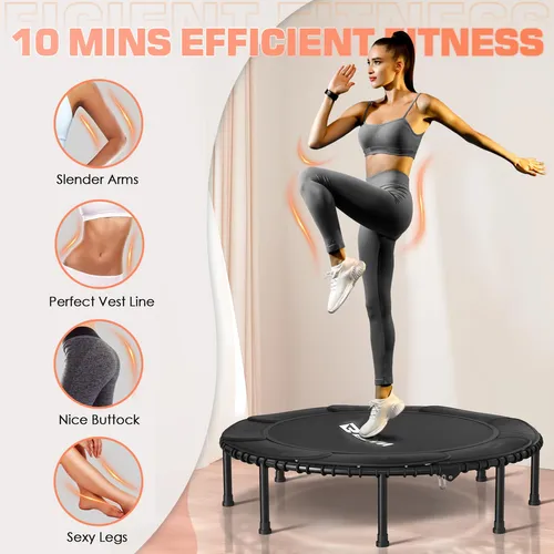 Mini Trampolín Plegable Bcan Para Ejercicio En Interiores Y