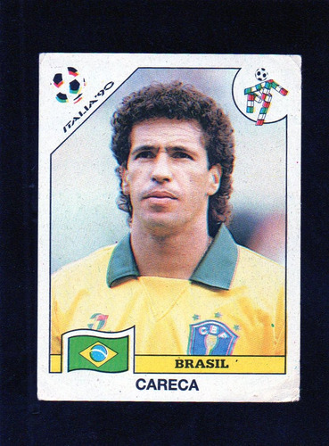 Mundial Italia 1990. Figurita N° 207, Careca. Mira!!!