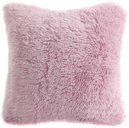 Imagen 4 de 9 de Cojines Rellenos Peludos 45x45cm Importados Extra Suaves