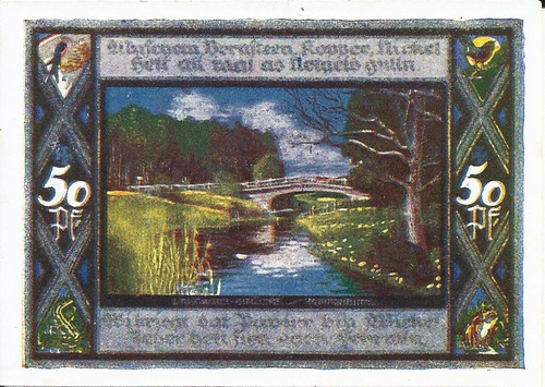 Alemania 50 Centavos De Marco 1921