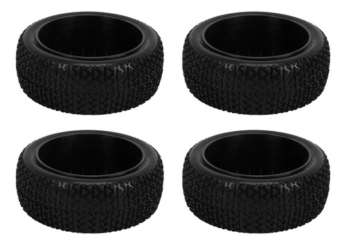 Llantas De Goma Para Camiones, Ruedas Rc De 1/8, Negras Y Ne