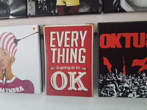 Vinilo Decorativo 30x45cm Frase Everything Is Going To Be Ok