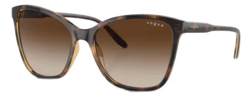 Óculos De Sol Vogue Vo5520s - Marrom Degradê