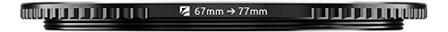 Anillo Adaptador Freewell Step Up De 67 Mm A 77 Mm (funciona