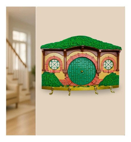 Porta Chaves Hobbit Senhor Dos Anéis Verde