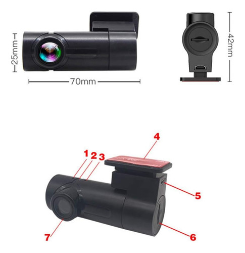 Cámara Para Carro Wifi 1080p