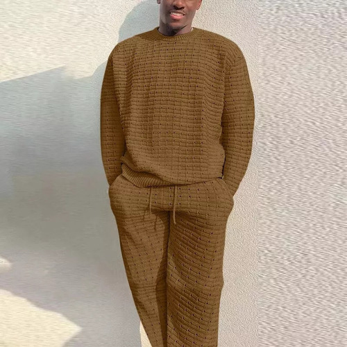 I Conjunto De Camisa Y Pantalón De Manga Larga Para Hombre