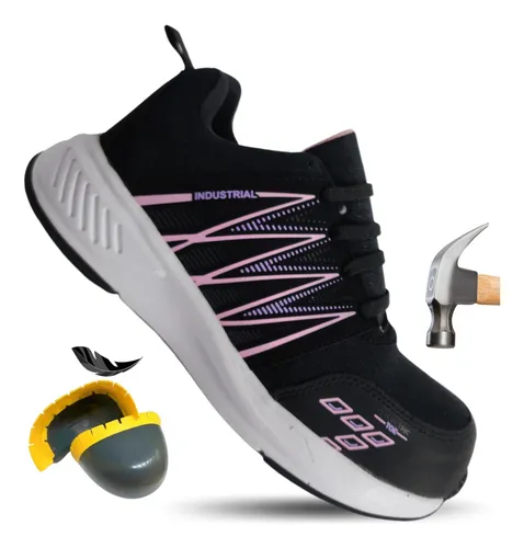 Tenis industrial con online casquillo para dama