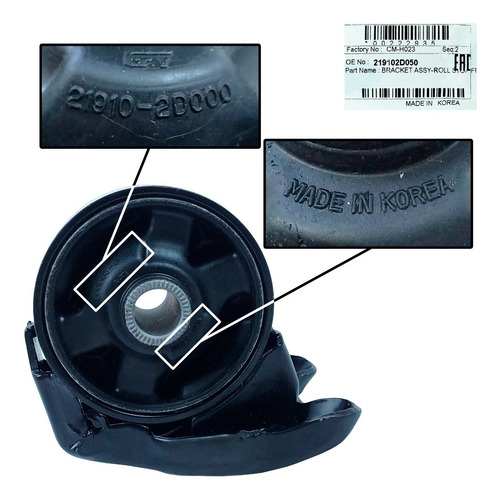 Base Motor Delantera Elantra 2009 2010 2011 2012 Original