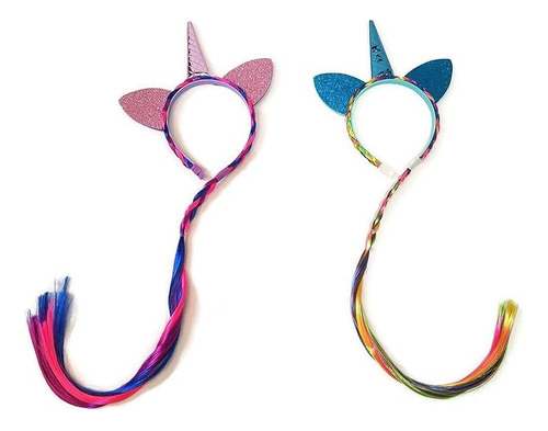 Diadema Balaca Unicornio Niñas Disfraz Fiestas Halloween