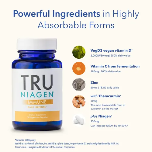 Tru Niagen Suplemento De Apoyo Inmunologico Defensa Diaria