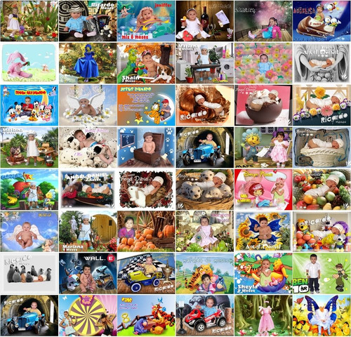500 Plantillas Photoshop Niños Infantiles Psd Fotomontajes